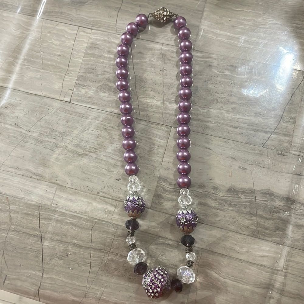 Purple seas necklace